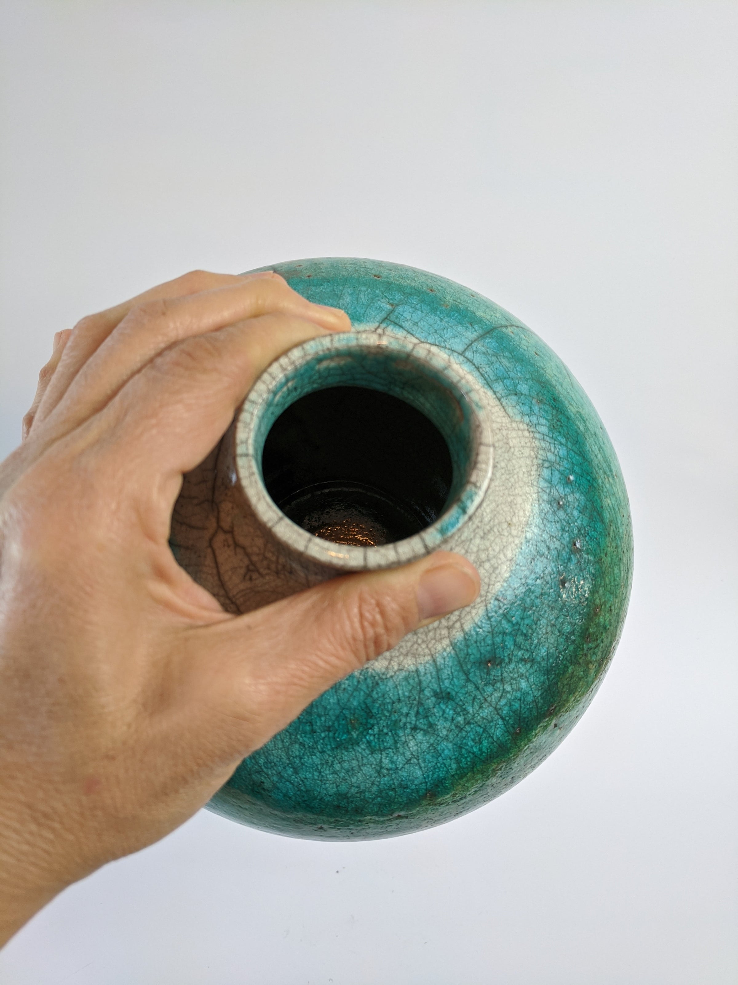 工芸品 raku Naked Raku 043 — Double Iris Studios